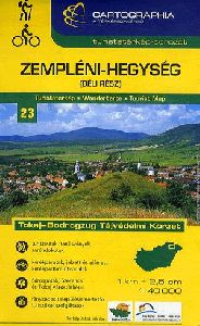 Zempléni-hegység (Déli rész) 1 : 40 000 - Turistatérkép