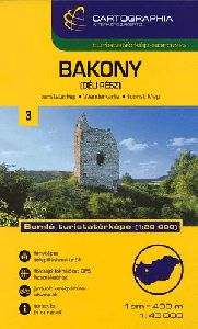 Bakony (Déli rész) turistatérkép