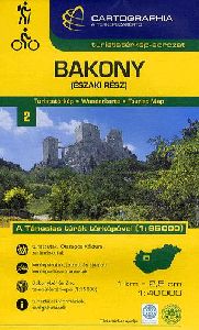 Bakony (északi rész) 1 : 40 000 - Turistatérkép
