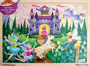 48 darabos fa puzzle - Tündérek