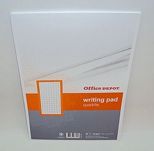 A4 kockás jegyzetfüzet