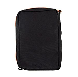 Moleskine többcélú tároló (közepes méretű, fekete, narancssárga cipzárral)