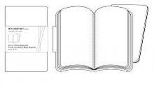 Moleskine Volant fehér jegyzetfüzetek (sima, kis méretű, puhatáblás, 2 darab/csomag)