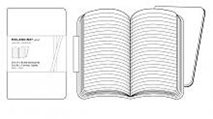 Moleskine Volant fehér jegyzetfüzetek (vonalas, kis méretű, puhatáblás, 2 darab/csomag)