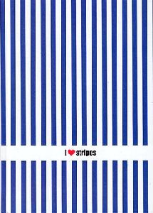 Csíkos füzet (A5, keménytáblás, kék-fehér, kockás)