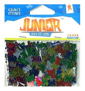 Junior hobbikellék - flitter (színes pillangók)