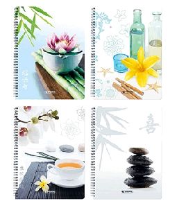 Herlitz Design Spa spirálfüzet (A/4 kockás)