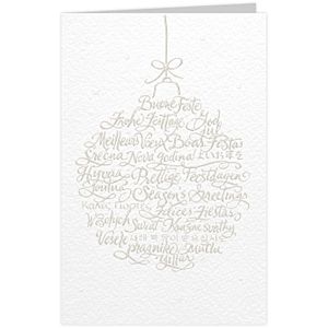 Tipografikus dísz képeslap