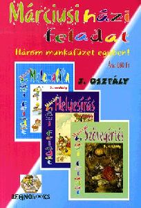 Márciusi házi feladat 3. osztály - Három munkafüzet egyben!