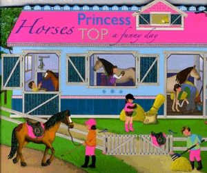 Princess TOP - Horses: a funny day (pink)