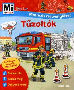 Tűzoltók - Matricás rejtvényfüzet