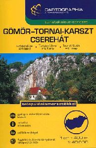 Gömör-Tornai-Karszt, Cserehát 1 : 40 000 - Turistatérkép