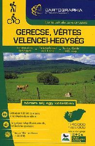 Gerecse, Vértes, Velencei-hegység 1: 40 000, 1: 25 000 - Turistakalauz