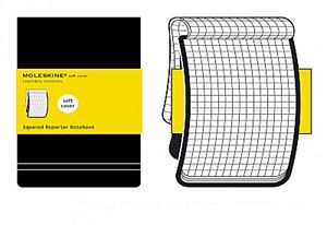 Moleskine riporternotesz (kockás, kis méretű, puhatáblás)