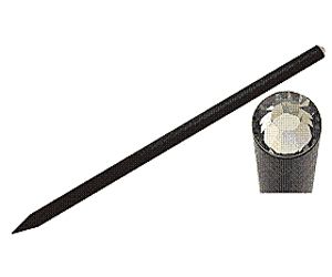 Fekete Swarovski kristállyal díszített ceruza (215 Black Diamond)