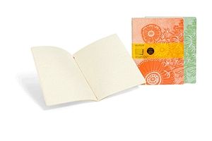 Moleskine füzetcsomag (kockás, XL méretű, puhatáblás, virág fantázia, 2 darab/csomag)
