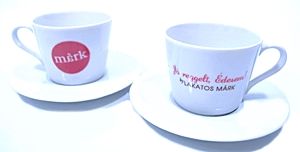 Lakatos Márk kávés csésze - fehér (Jó reggelt, Édesem!)