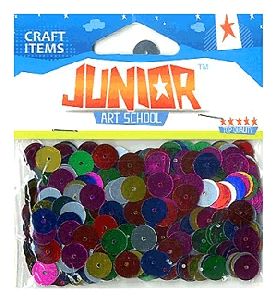 Junior hobbikellék - flitter (színes körök)