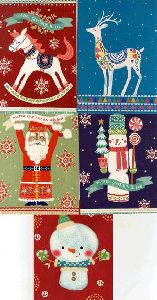 Karácsonyi figurák képeslap csomag